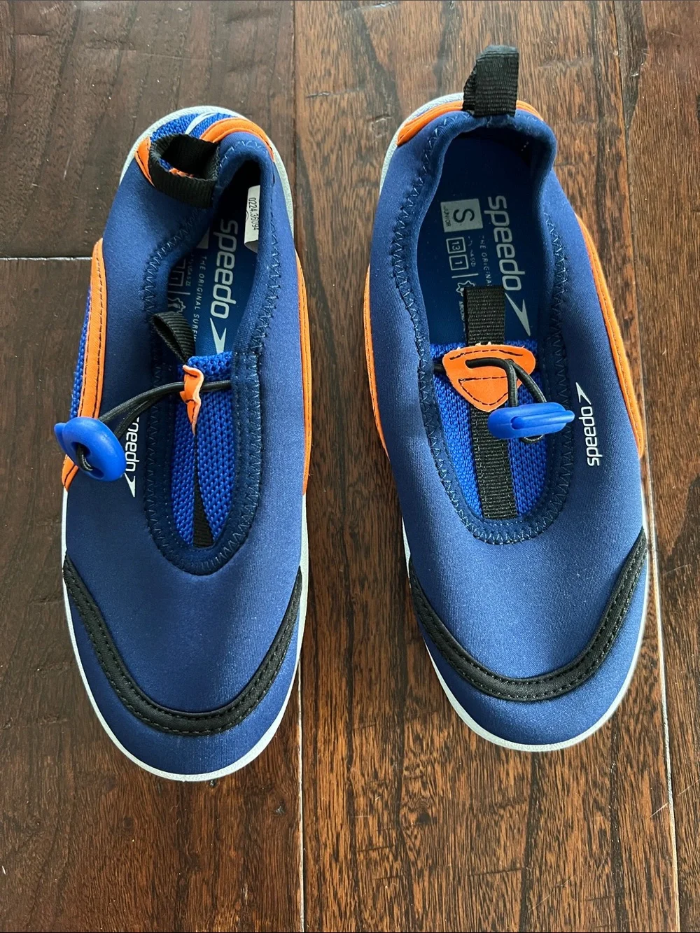 Speedo Kids Blue and Orange Slip-On Water Shoes
